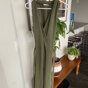 NWOT Olive green jumpsuit